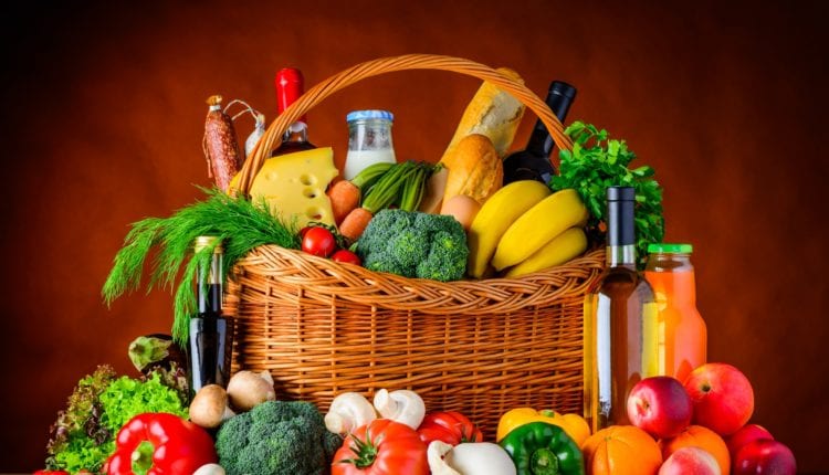 Healthy Eating. Organic Food, Vegetables and Fruits